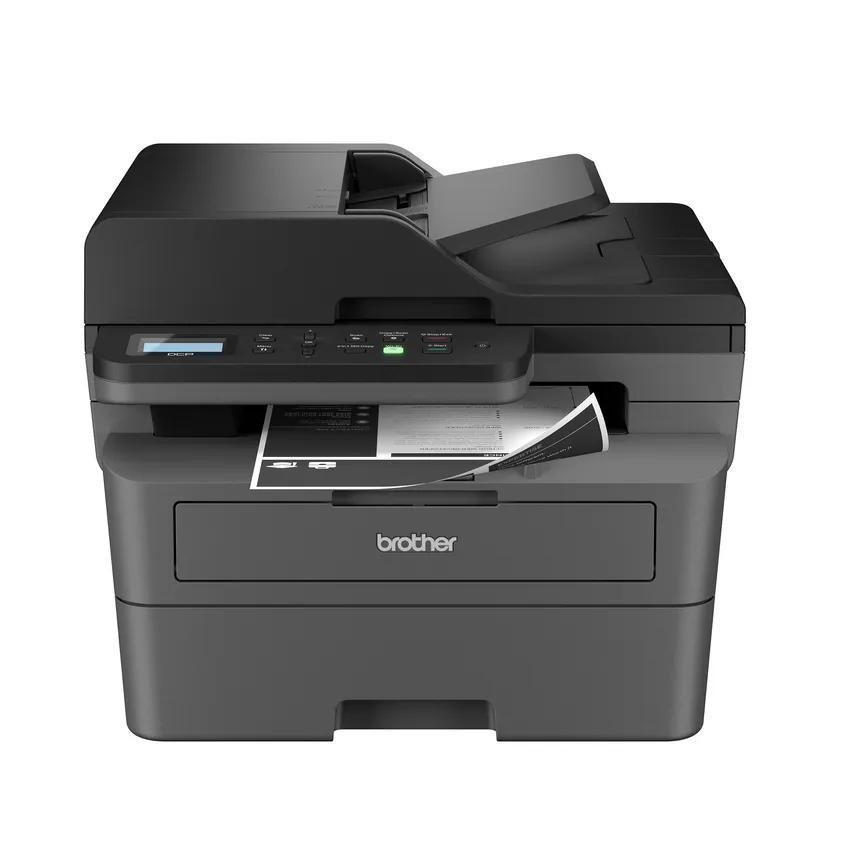 Brother DCP-L2640DW monochrome laser multi-function printer with document feeder, front view