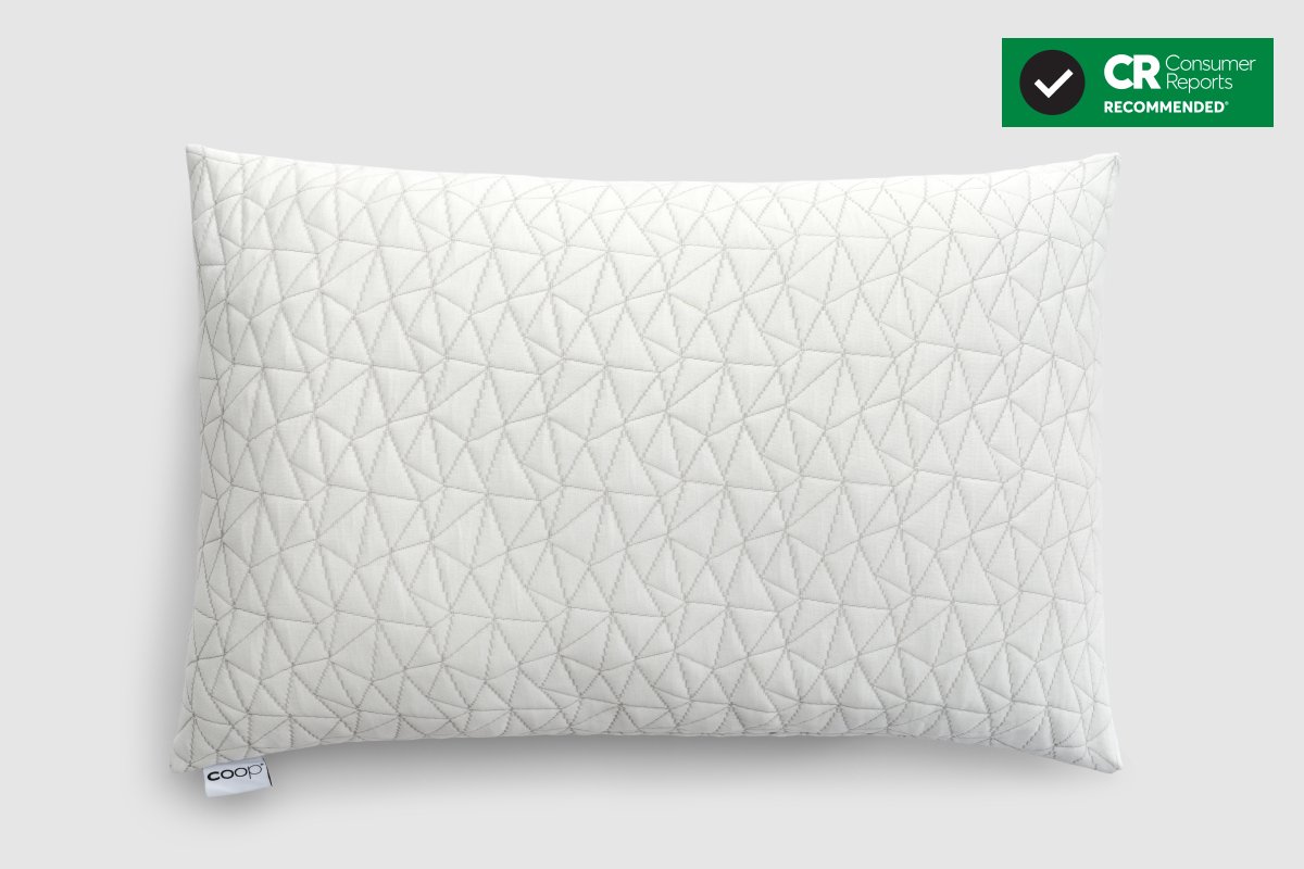 Coop Home Goods Original Adjustable Pillow in Queen with white Lulltra cover