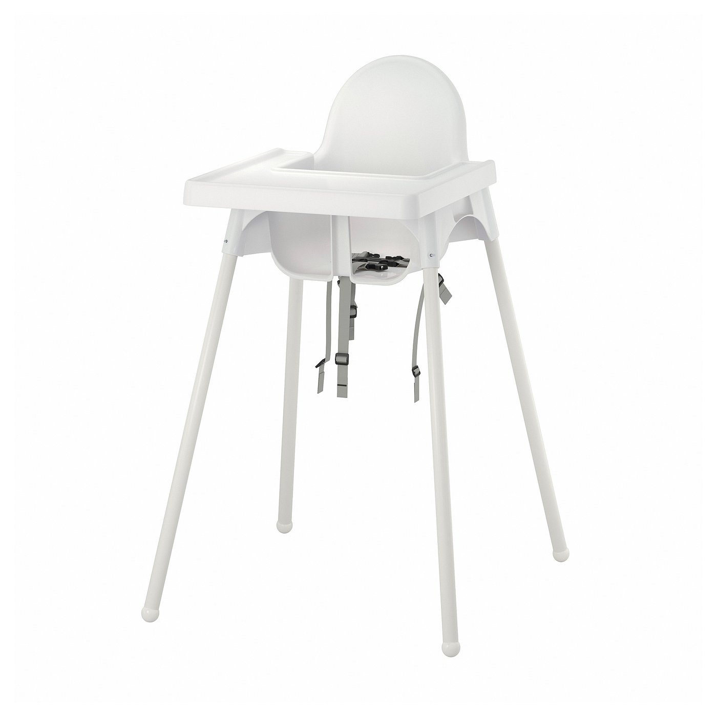 IKEA ANTILOP High Chair with Tray · White