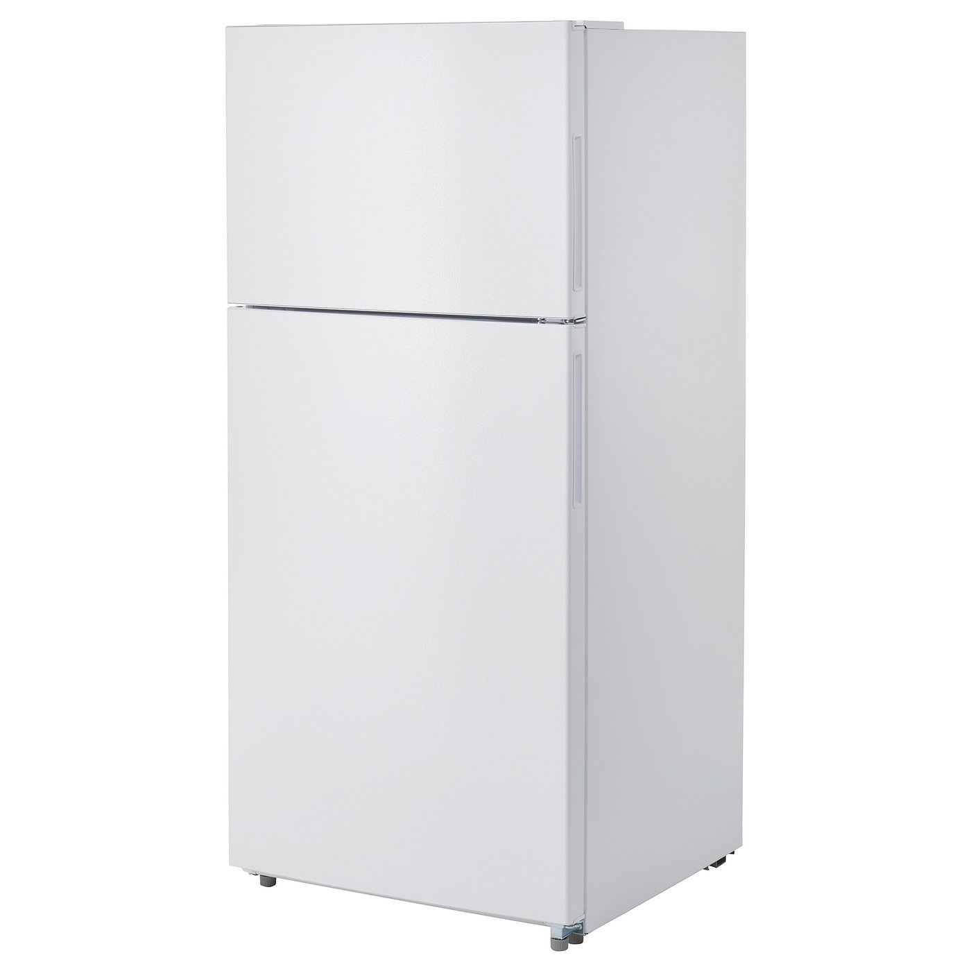 IKEA LAGAN white top-freezer refrigerator with both doors closed
