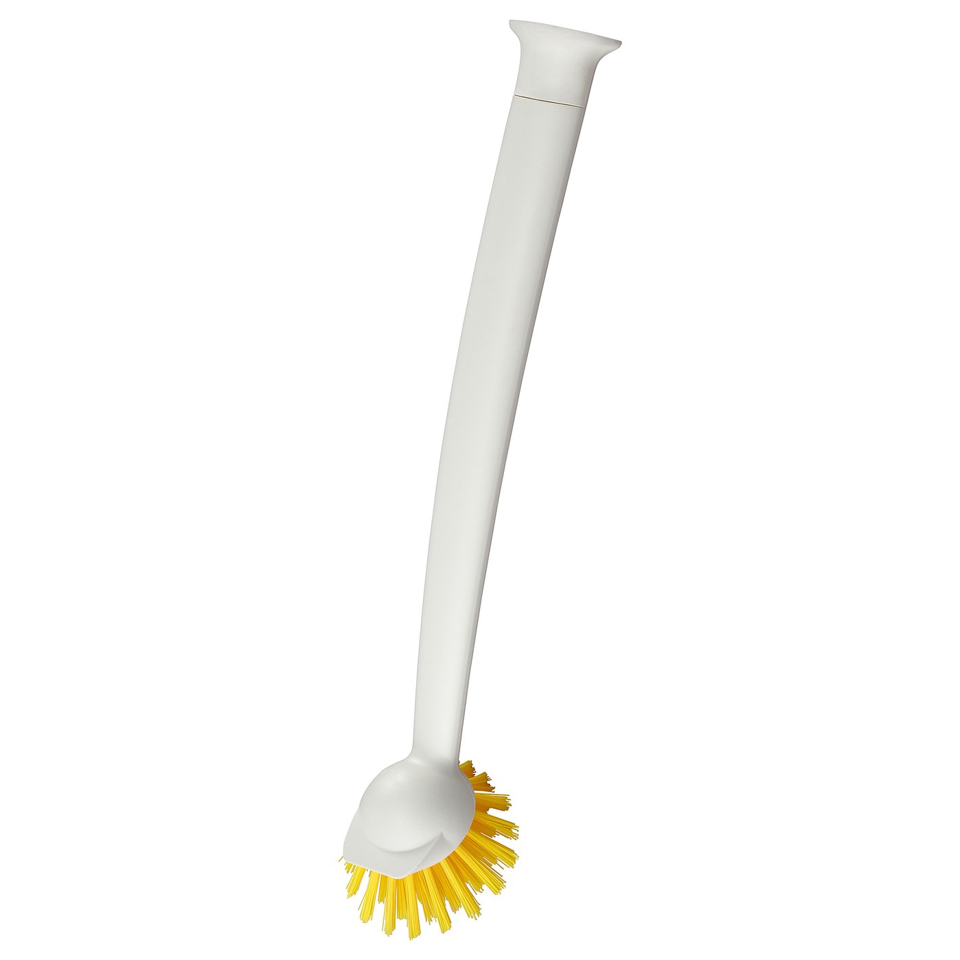 IKEA RINNIG dish brush in bright yellow and off-white