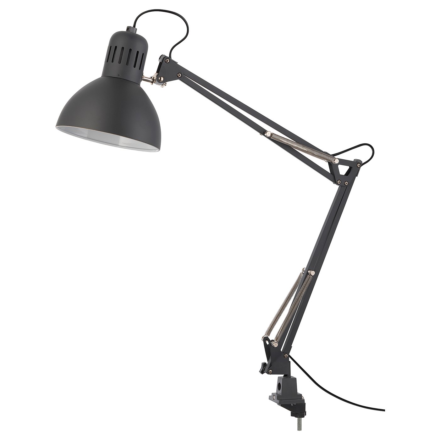 IKEA TERTIAL adjustable work lamp in dark gray