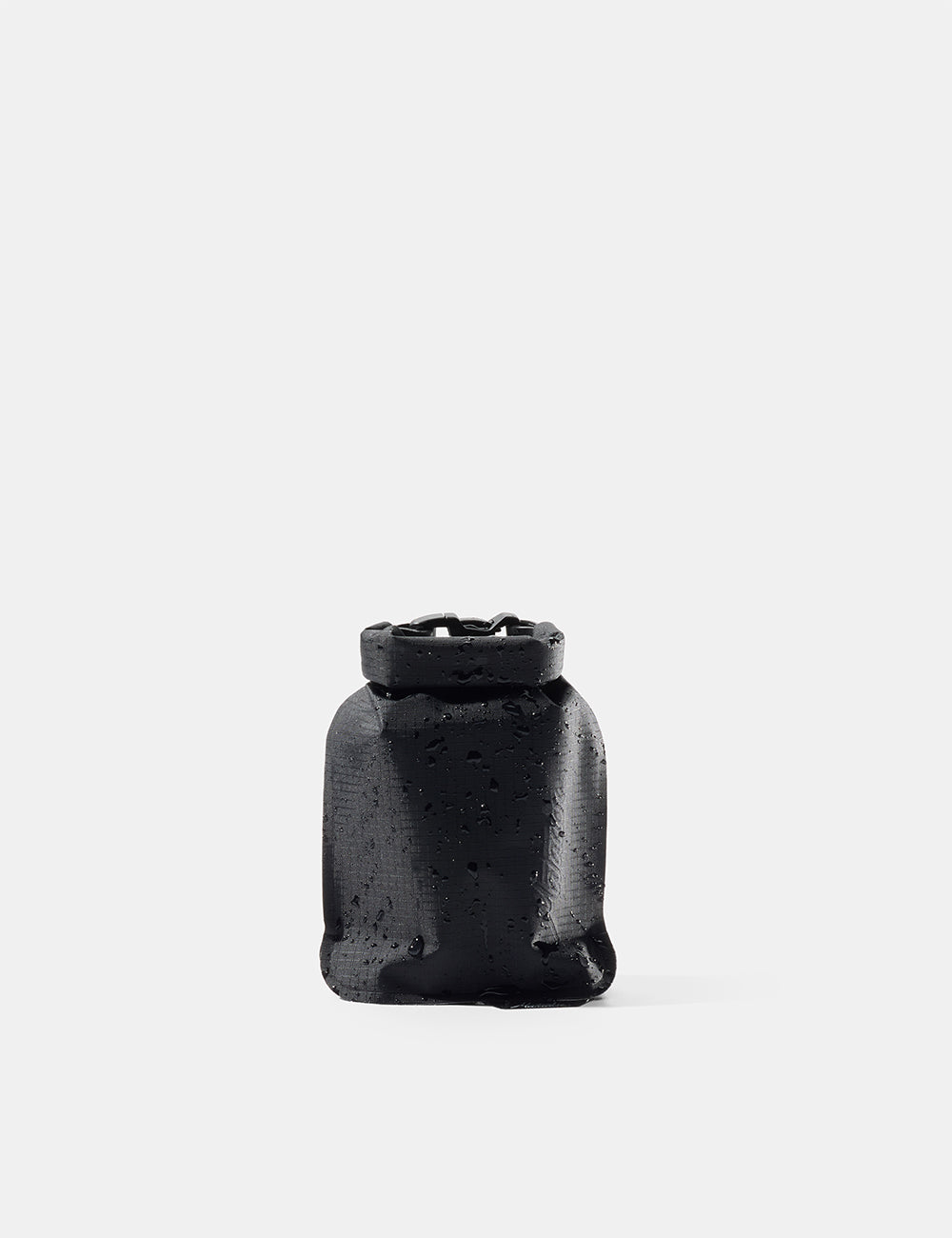 Black Matador FlatPak Travel Soap Bar Case V2 with a rolled closure