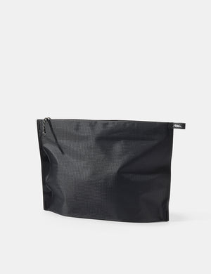 Black Matador FlatPak Zipper Toiletry Case V2 with its zipper closed