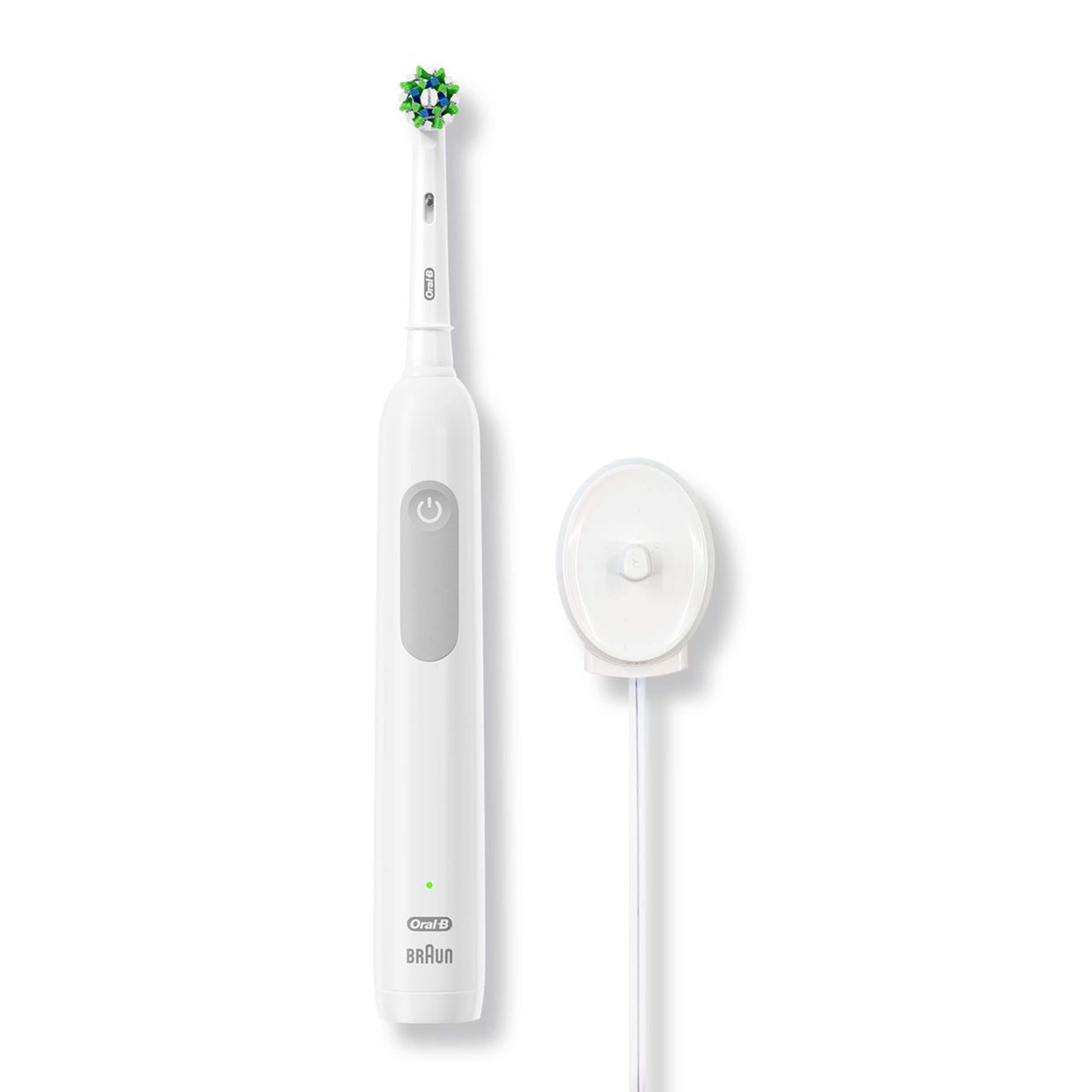 Oral-B Pro 1000 CrossAction Rechargeable Toothbrush (White)