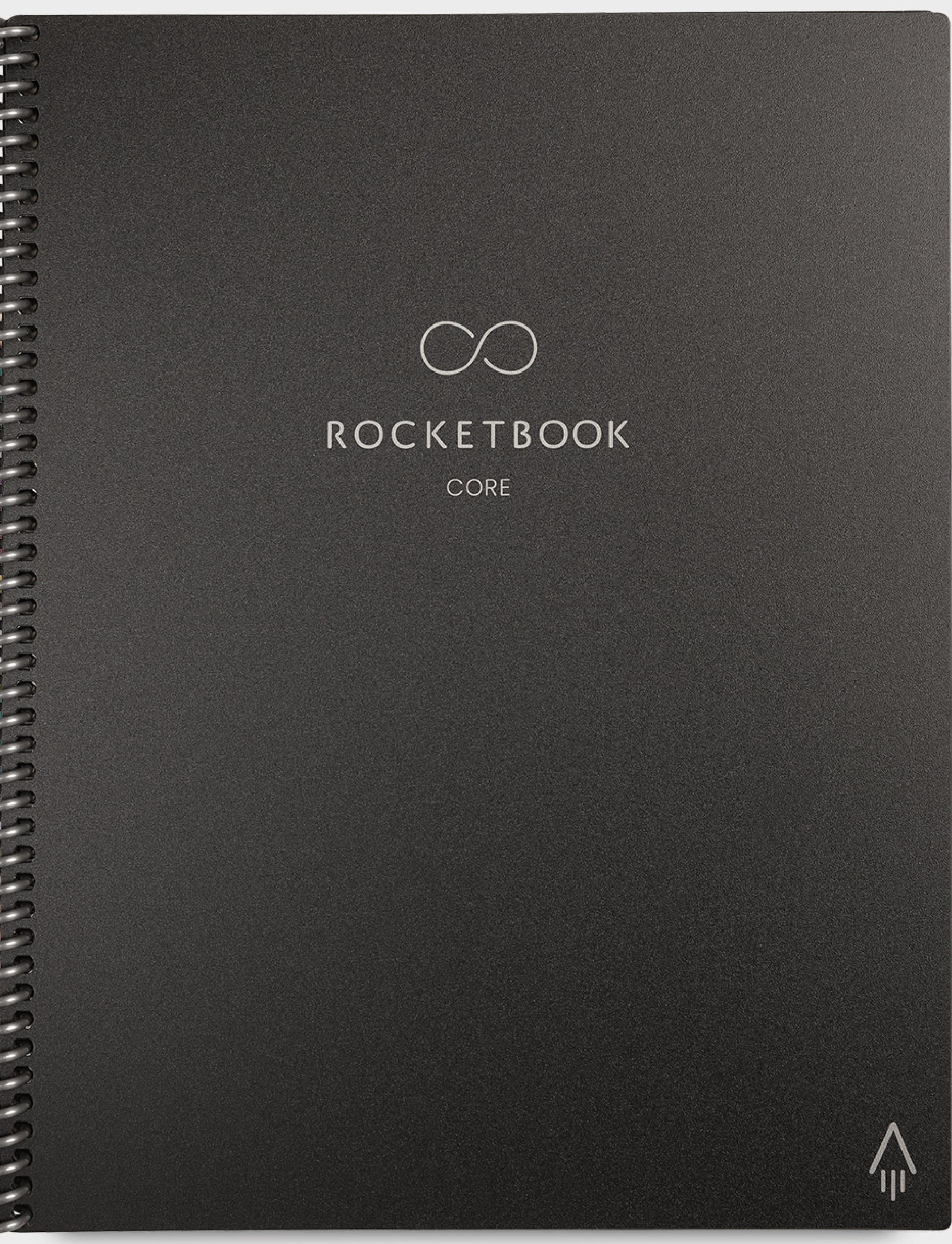 Rocketbook Core (Next Gen) · Letter, Dot Grid, Black